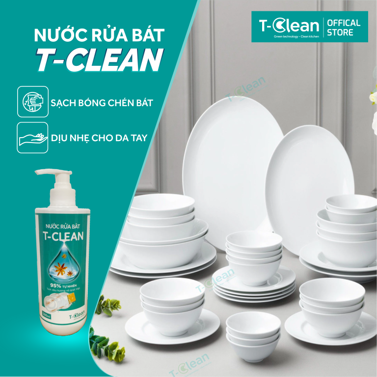 Nước Rửa Chén T-Clean 500ml 1