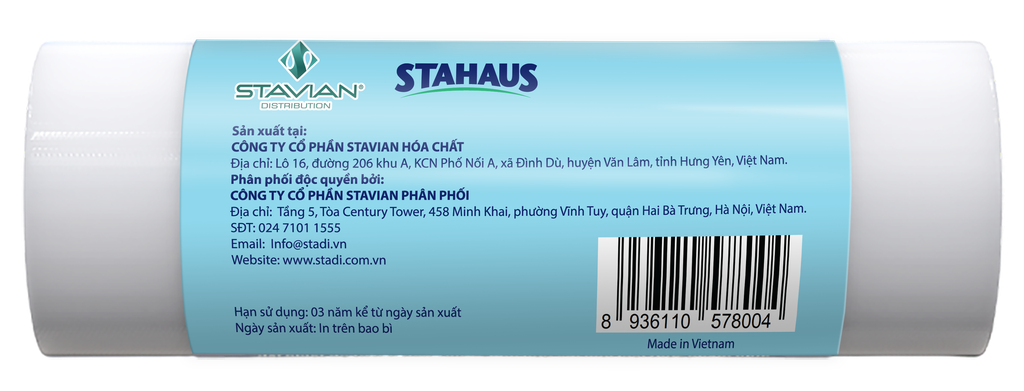 Túi Đựng Thực Phẩm Thân Thiện Môi trường STAHAUS 17x28cm cuộn 300Gr