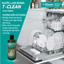 Nước Làm Bóng T-Clean hương chanh Eco – Giúp Bát Đĩa Sáng Bóng, Không Tì Vết