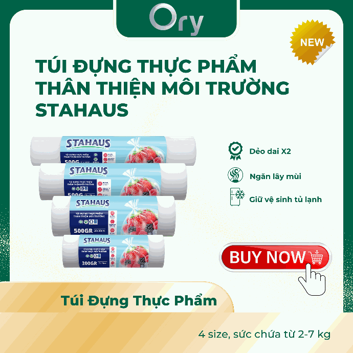 Túi Đựng Thực Phẩm TTMT STAHAUS 25x35cm (300G/cuộn)