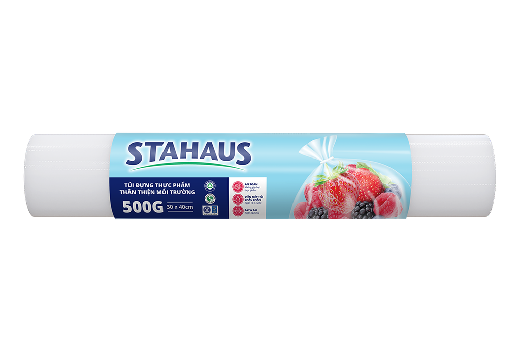 Túi đựng thực phẩm Thân thiện môi trường STAHAUS 30x40cm (500G/cuộn)