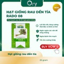 Hạt giống Rau dền tía Rado 08, thu hoạch sau 25-55 ngày (20 gram)