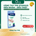 Găng Tay TPE STAHAUS siêu nhám-siêu thật size M (50 cái/hộp)