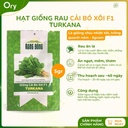 Hạt giống Cải bó xôi F1 Turkana, thu hoạch sau 30 - 40 ngày (5 gram)