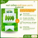 Hạt giống Khổ qua lai F1 Rado 09, thu hoạch sau ~60 ngày (2 gram)