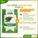 Hạt giống Ngò hạt nhỏ Rado 31, thu hoạch sau ~40 ngày (20 gram)
