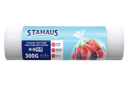 Túi Đựng Thực Phẩm Thân Thiện Môi trường STAHAUS 20x30cm (300G/cuộn)