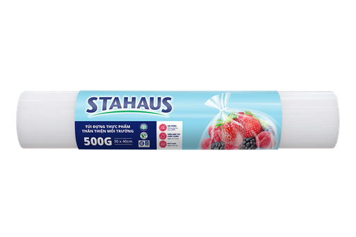 Túi đựng thực phẩm Thân thiện môi trường STAHAUS 30x40cm (500G/cuộn)