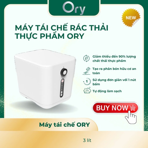 [P100001] Máy tái chế rác hữu cơ, giảm đến 90% khối lượng rác thải, R3550A (3 lít)