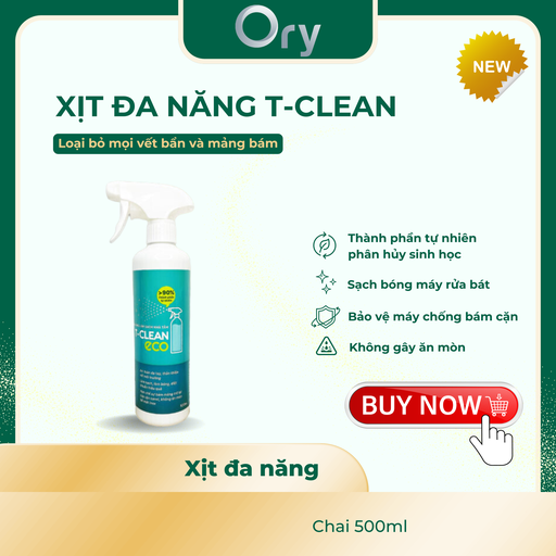 [G700003] Xịt Đa Năng Làm Sạch Nhà Tắm T-Clean Eco (Chai 500ml)